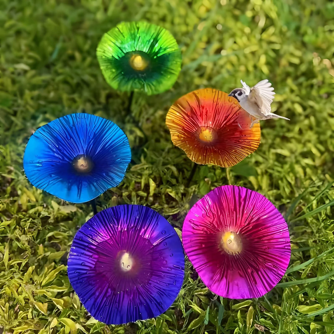 Regenfänger Gartenstecker Rost, Insektentränke Garten, Rostdeko GartendekoMetall Gartendeko für Drau