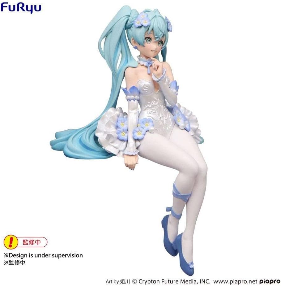 Hatsune Miku - Flower Fairy Nemophila - Statuette Noodle Stopper 15cm