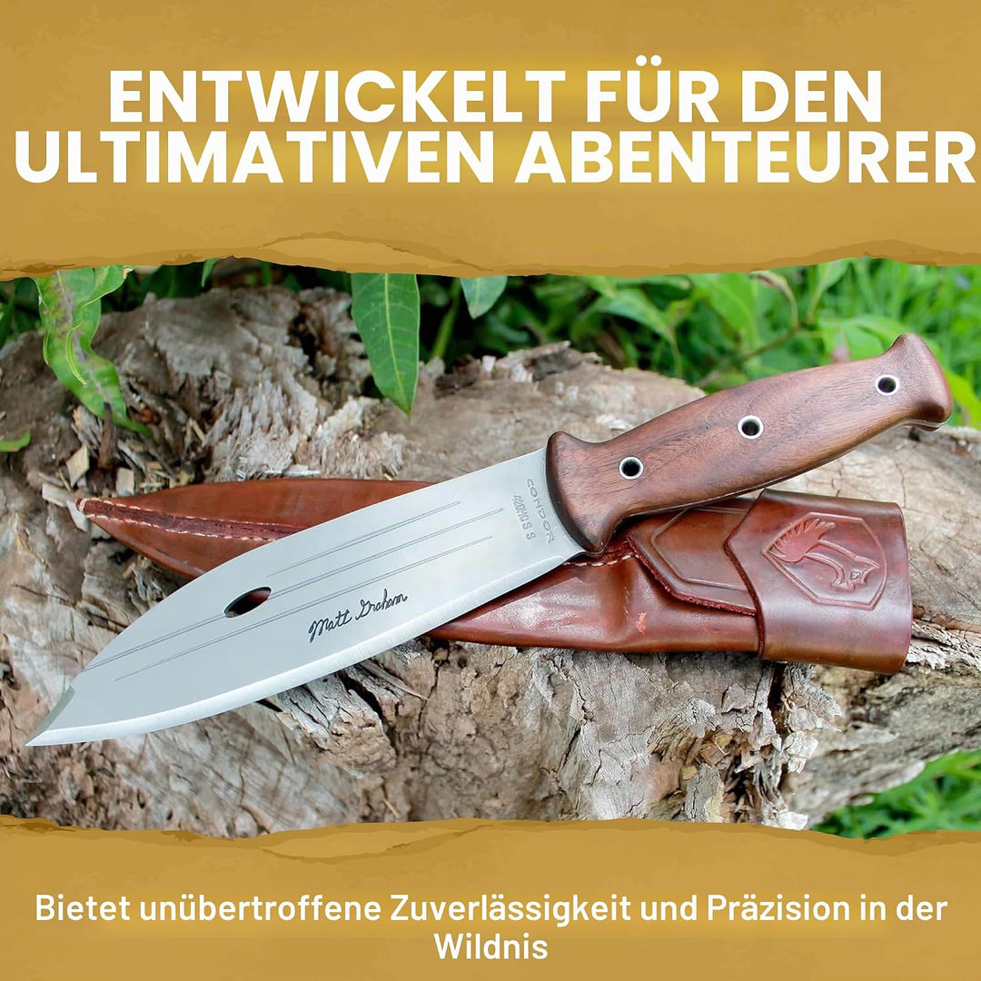 Condor Tool &amp; Knife SOLOBOLO Messer, 1075 Carbonstahl, Mehrfarbig, One Size