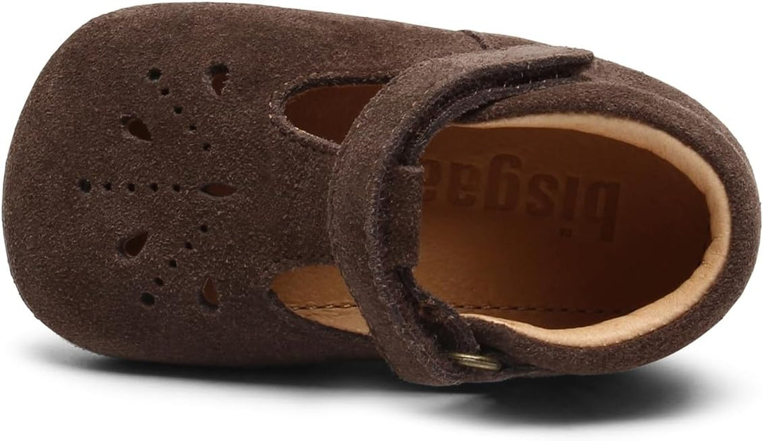 Bisgaard Mädchen Bloom First Walker Shoe 18 EU Dunkelbraun, 18 EU Dunkelbraun