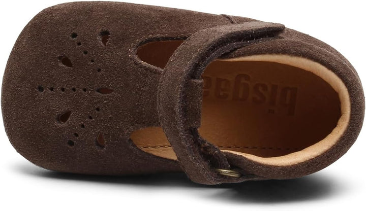 Bisgaard Mädchen Bloom First Walker Shoe 18 EU Dunkelbraun, 18 EU Dunkelbraun