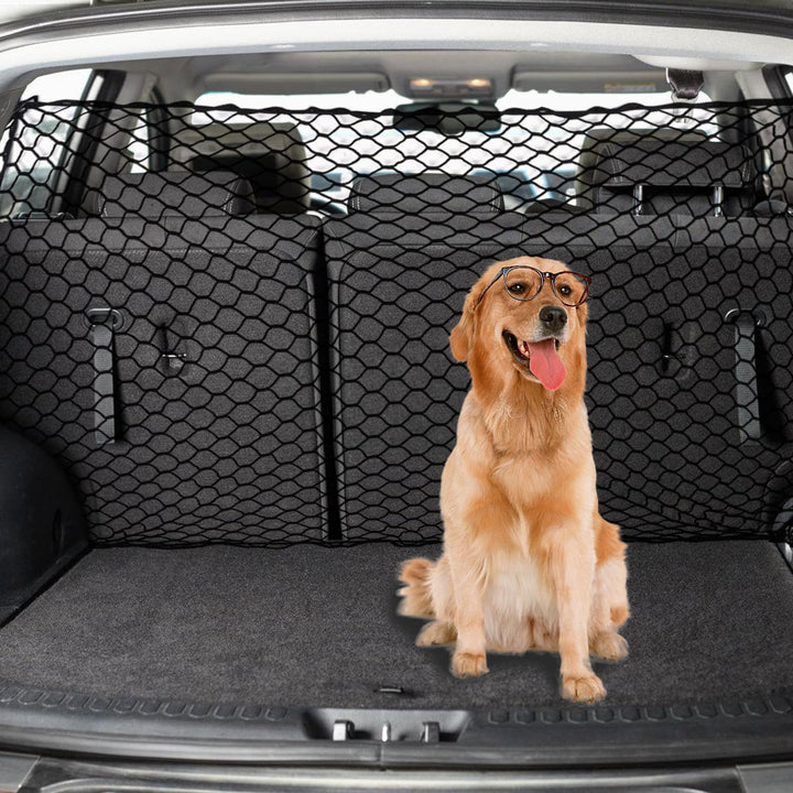 MiOYOOW Auto Schutz Barriere, Haustier Barrier Sicherheitsnetz Trennnetz für Hund Katze 120cmx70cm