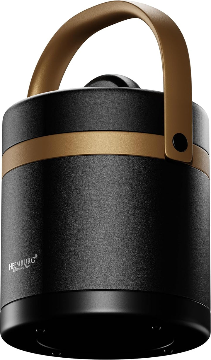 1.3L Thermobehälter aus Edelstahl | Isolierter Behälter für warme Speisen, Mahlzeiten und Suppen | I