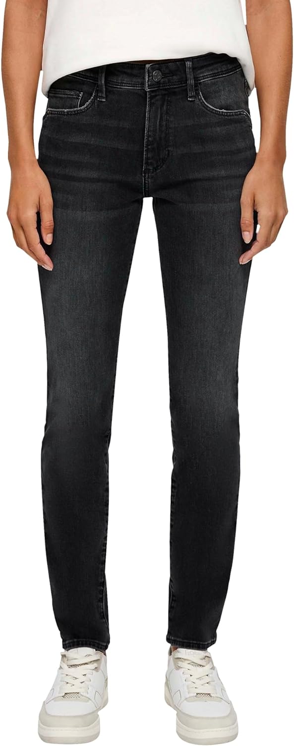 s.Oliver Damen Jeans-Hose Slim Leg 38W / 34L Grey/Black, 38W / 34L Grey/Black