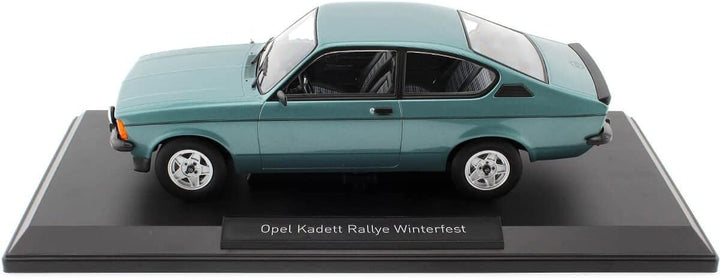 Norev kompatibel mit Opel Kadett C Rallye Winterfest 1978 türkis Modellauto 1:18