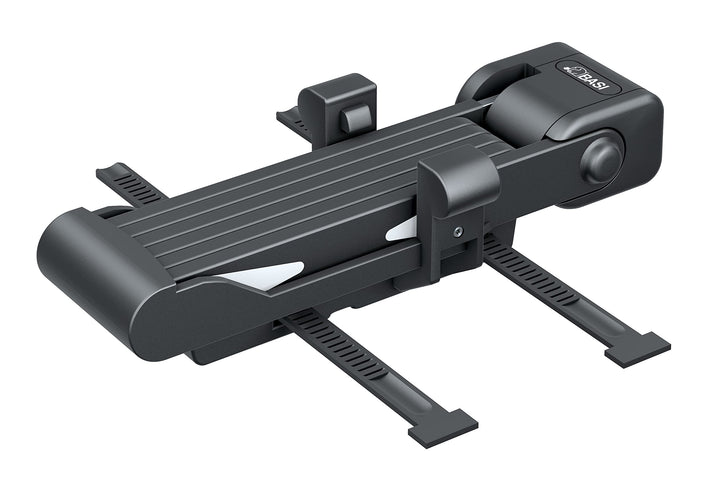 BASI | Faltschoss mit Halterung | 6 Gelenke aus gehärtetem Stahl | Länge 95 cm | Diebstahlschutz, Fa