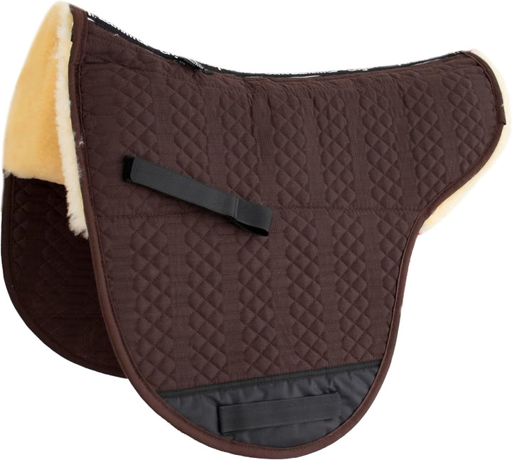 Engel Reitsport Lammfell baumlose Korrektur Satteldecke aufpolsterbar SADEK-BLAP mocca-med. L (64cm)