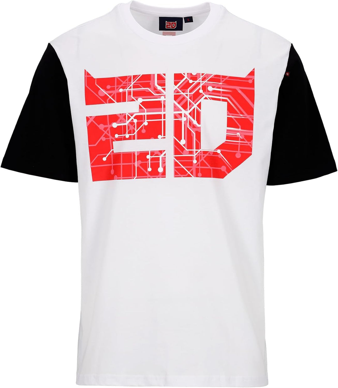 Fabio Quartararo El Diablo T-Shirt, Cyber 20 Zoll, offizielles Lizenzprodukt, MotoGP, weiss, S