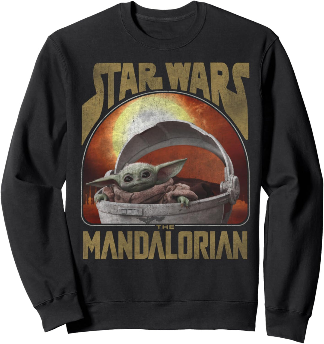 Star Wars Mandalorian The Child Sunset Pod Sweatshirt
