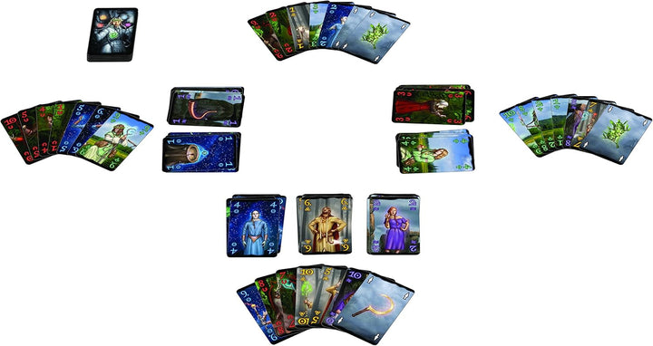 AMIGO 02206 Kartenspiel Wizard Deluxe, bunt Spiel + Freizeit 01750 - Druids Bundle mit Freizeit 0175