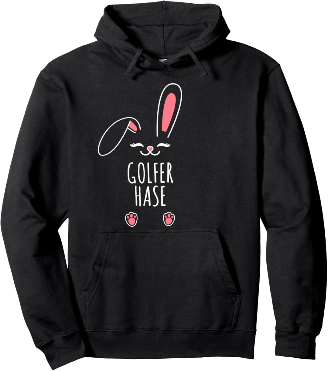 Golfer Hase Ostern Osterhase Partnerlook Outfit Oster Pullover Hoodie