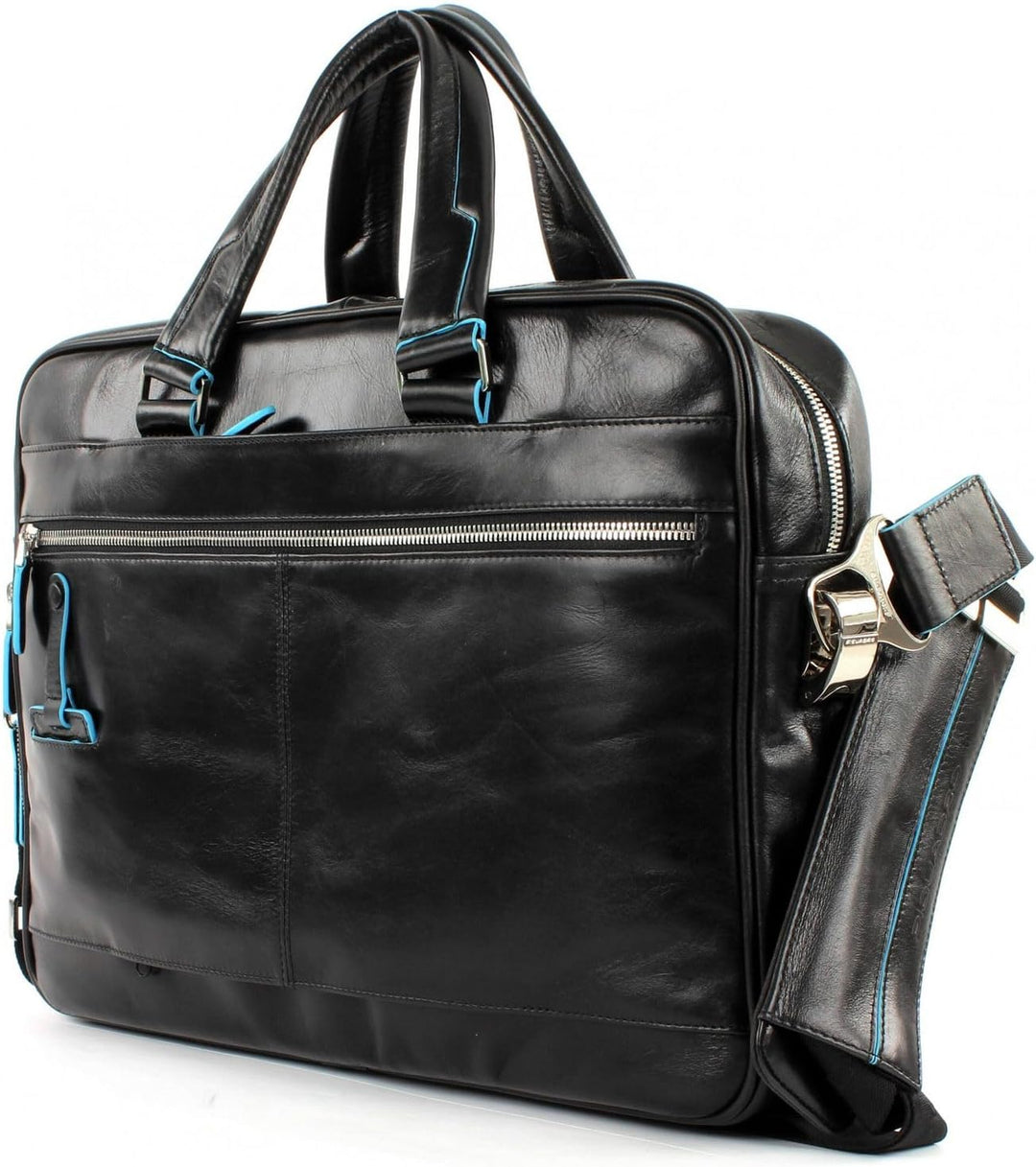 Piquadro Blue Square 15 '' Aktentasche mit Laptop-Fach, Schwarz - CA2849B2 Einheitsgrösse Schwarz, E
