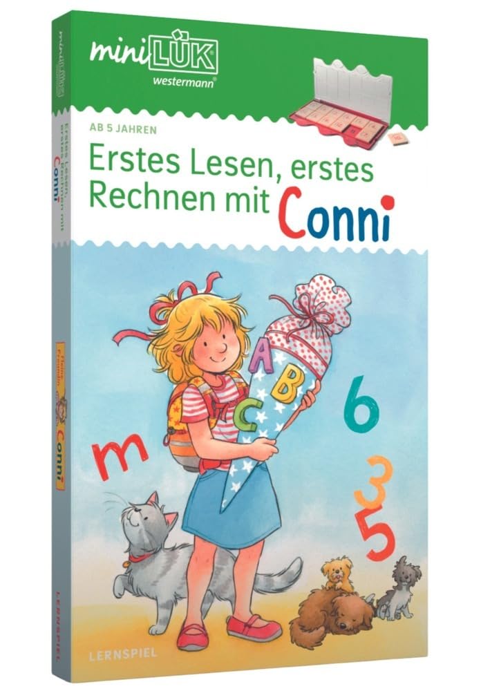 miniLÜK-Set: Vorschule/1. Klasse Erstes Lesen, erstes Rechnen mit Conni (miniLÜK-Sets: Kasten + Übun