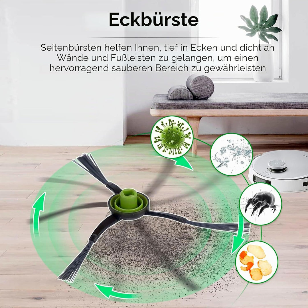 (15 Stück) Ersatzteile für ECOVACS DEEBOT DEEBOT X1 Omni X1 PRO Omni X1 Omni T10 Omni Zubehör-Kit, 1