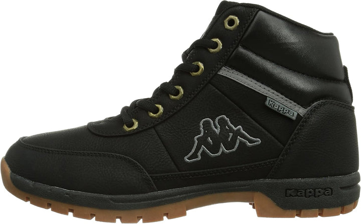Kappa Unisex Kinder Bright Mid Hohe Sneakers 36 EU Schwarz 1111 Black, 36 EU Schwarz 1111 Black