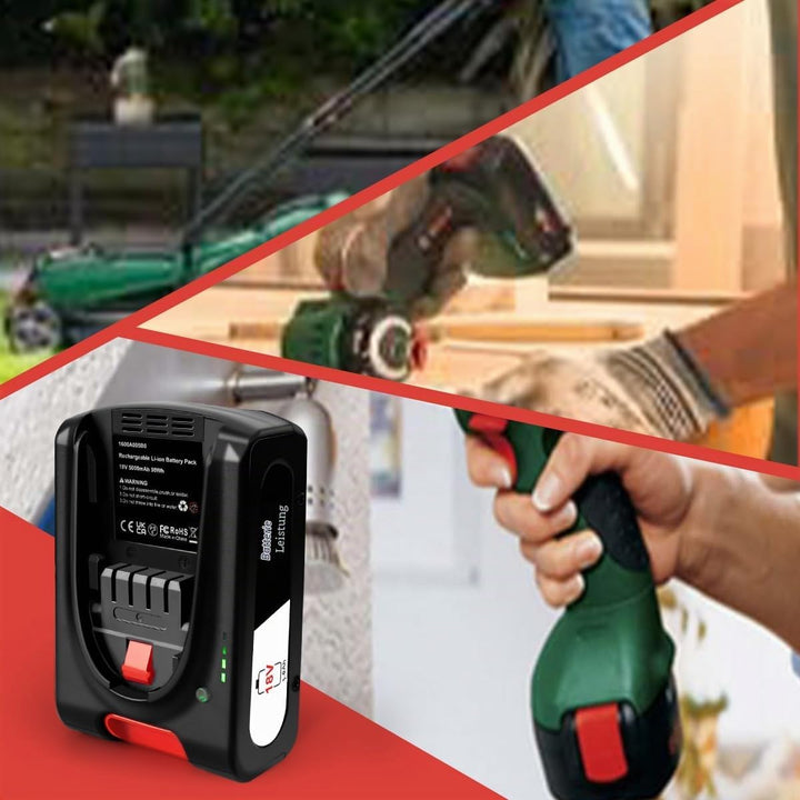 5,0-Ah-Ersatz-Lithium-Ionen-Akku für Bosch 18V PBA, kompatibel mit Allen Bosch 18V PBA-Akkus für all