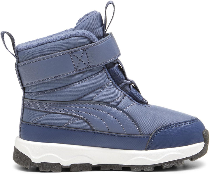 PUMA Unisex Kinder Evolve Boot Ac+ Inf Sneaker 21 EU Inky Blue Persisch Blau Puma Weiss, 21 EU Inky