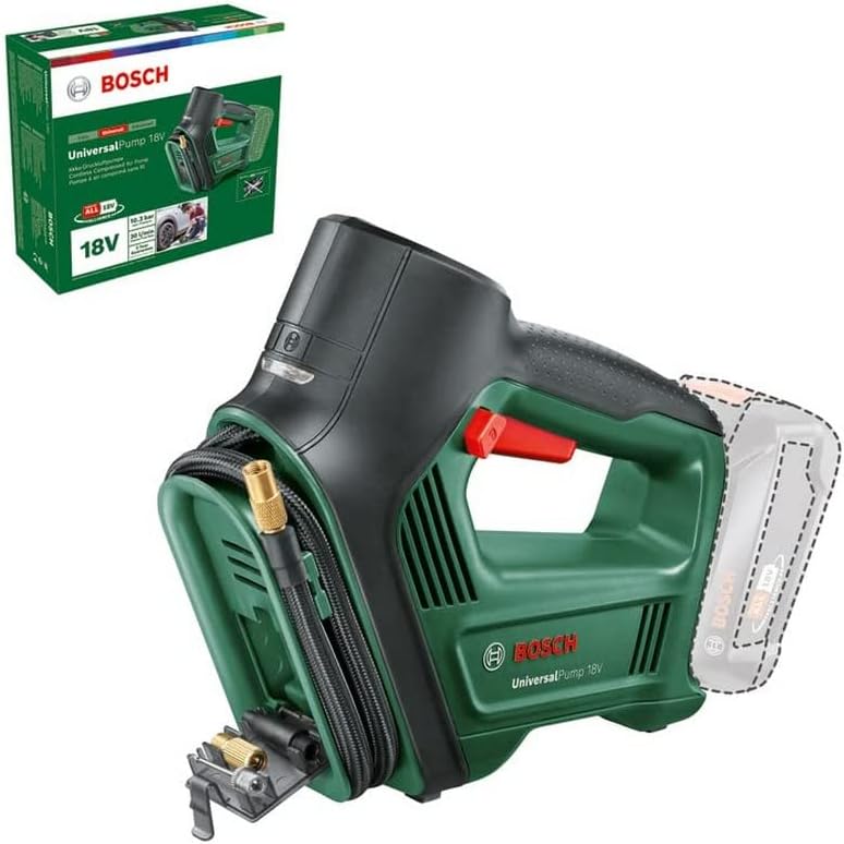 Bosch Bosch elektrische Luftpumpe/Luftkompressor UniversalPump 18V &amp; pumpe/Luftpumpe für Luftmatratz