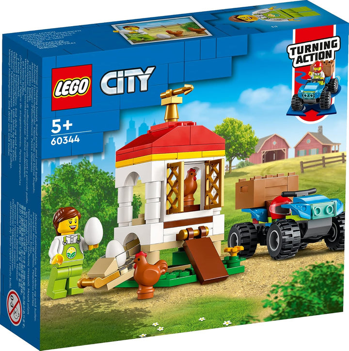 LEGO 60344 City Farm Hühnerstall Einzelbett, Einzelbett