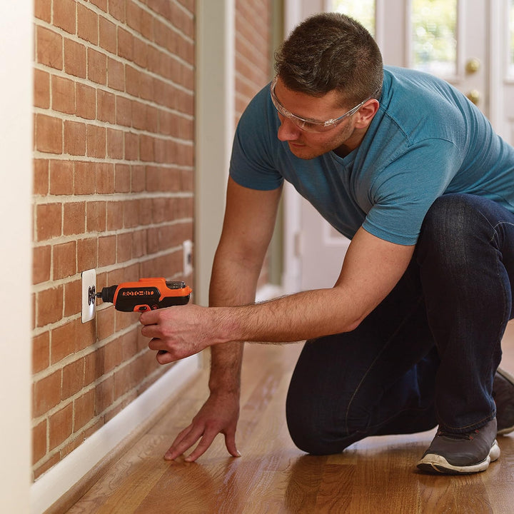 Black+Decker Black & Decker CS36BST-QW 3.6V 1.5 Ah Şarjlı Tornavida, Schwarz, Orange Schraubendreher