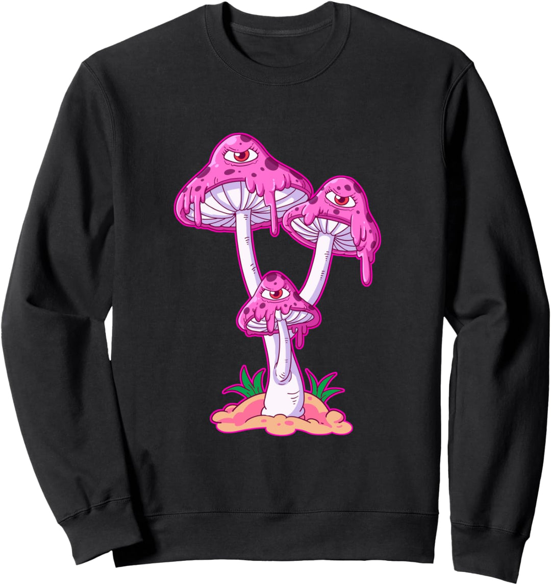 Pastell Goth Musrooms Geschenk Sweatshirt