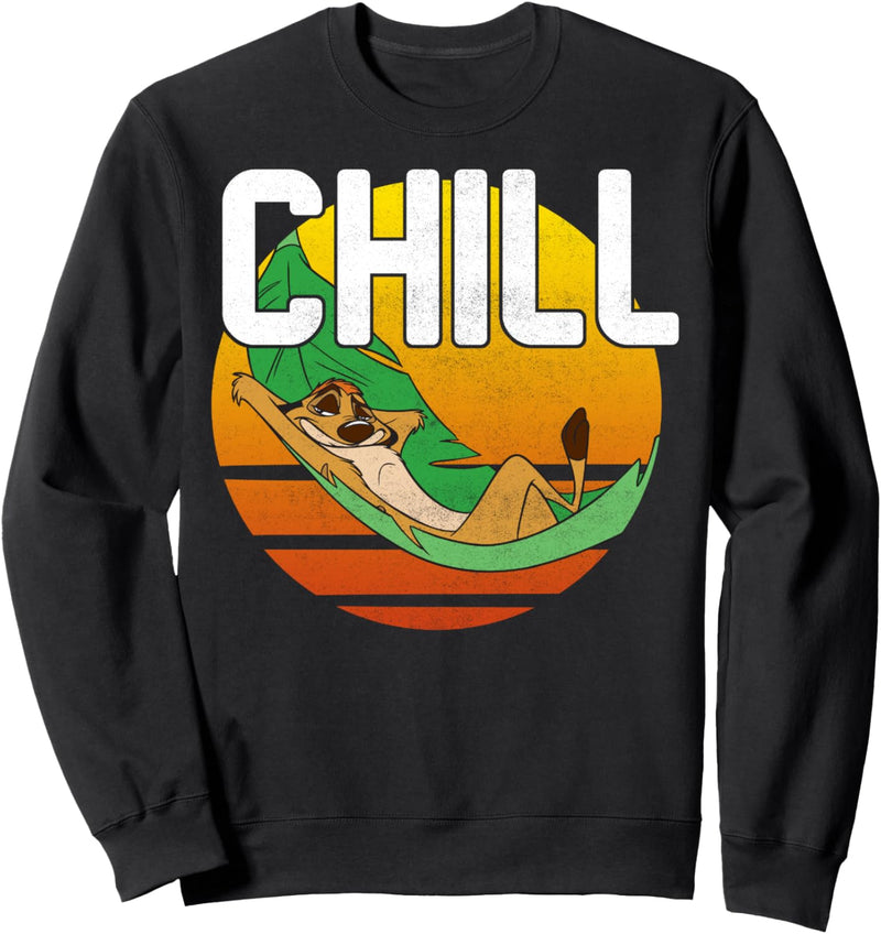 Disney The Lion King Timon Chill Sunset Portrait Sweatshirt