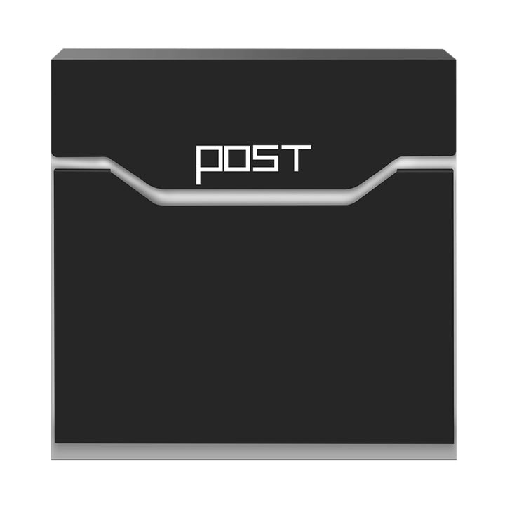 Arebos moderner Design Briefkasten | Wandbriefkasten | Postkasten | inkl. Zeitungsfach | wetterfest