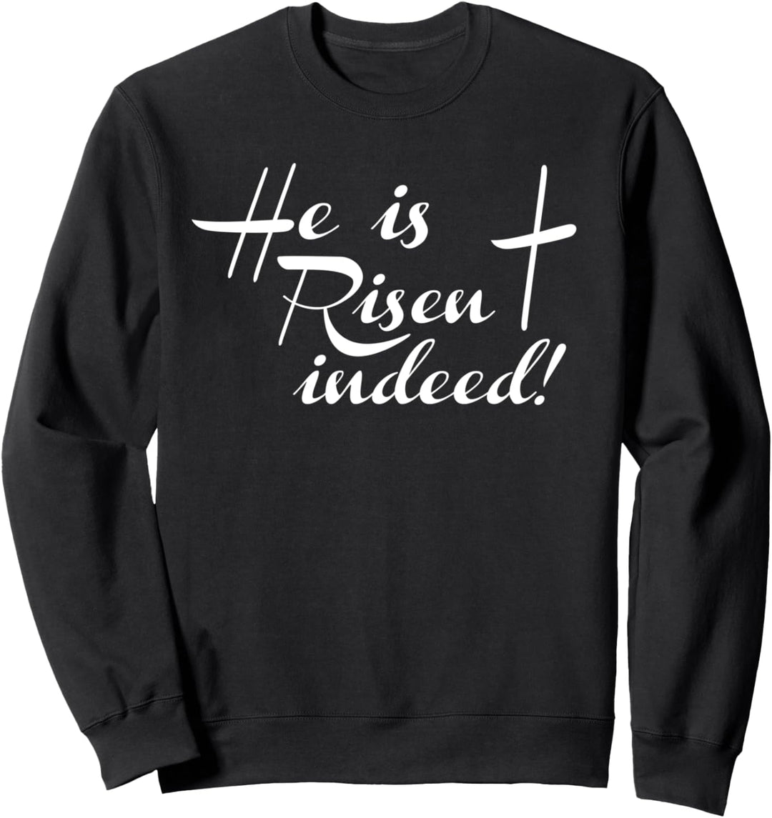 Er der Tat auferstanden Niedliches Christentum Jesus Ostern Sweatshirt