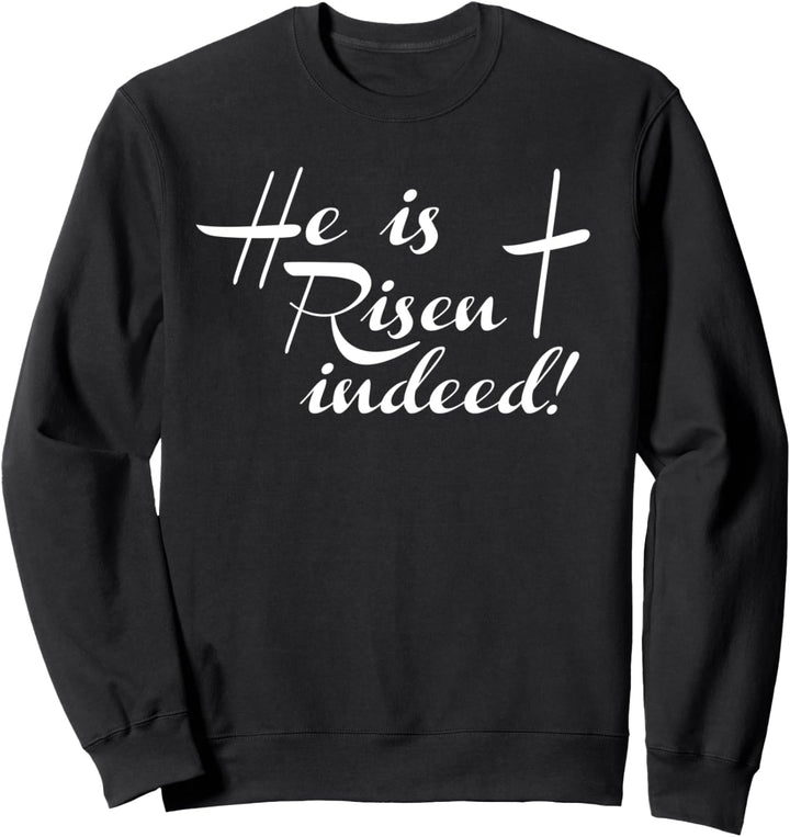Er der Tat auferstanden Niedliches Christentum Jesus Ostern Sweatshirt