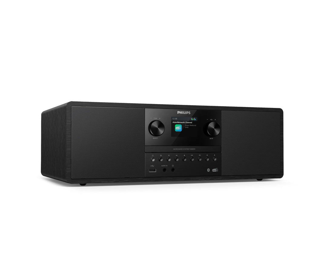 Philips TAM6500/10 100-Watt-Mikro-Musiksystem, Bluetooth 6.0, Auracast, DAB+/UKW-Radio, CD/USB/Audio