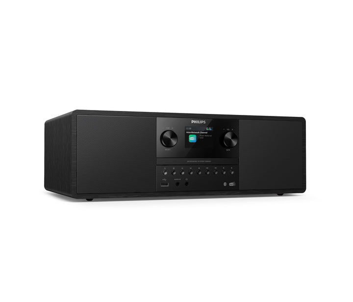 Philips TAM6500/10 100-Watt-Mikro-Musiksystem, Bluetooth 6.0, Auracast, DAB+/UKW-Radio, CD/USB/Audio