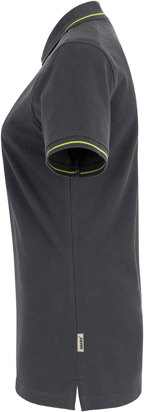 HAKRO Damen Polo-Shirt Casual - 203 - mehrere Farben S Anthrazit/Kiwi, S Anthrazit/Kiwi