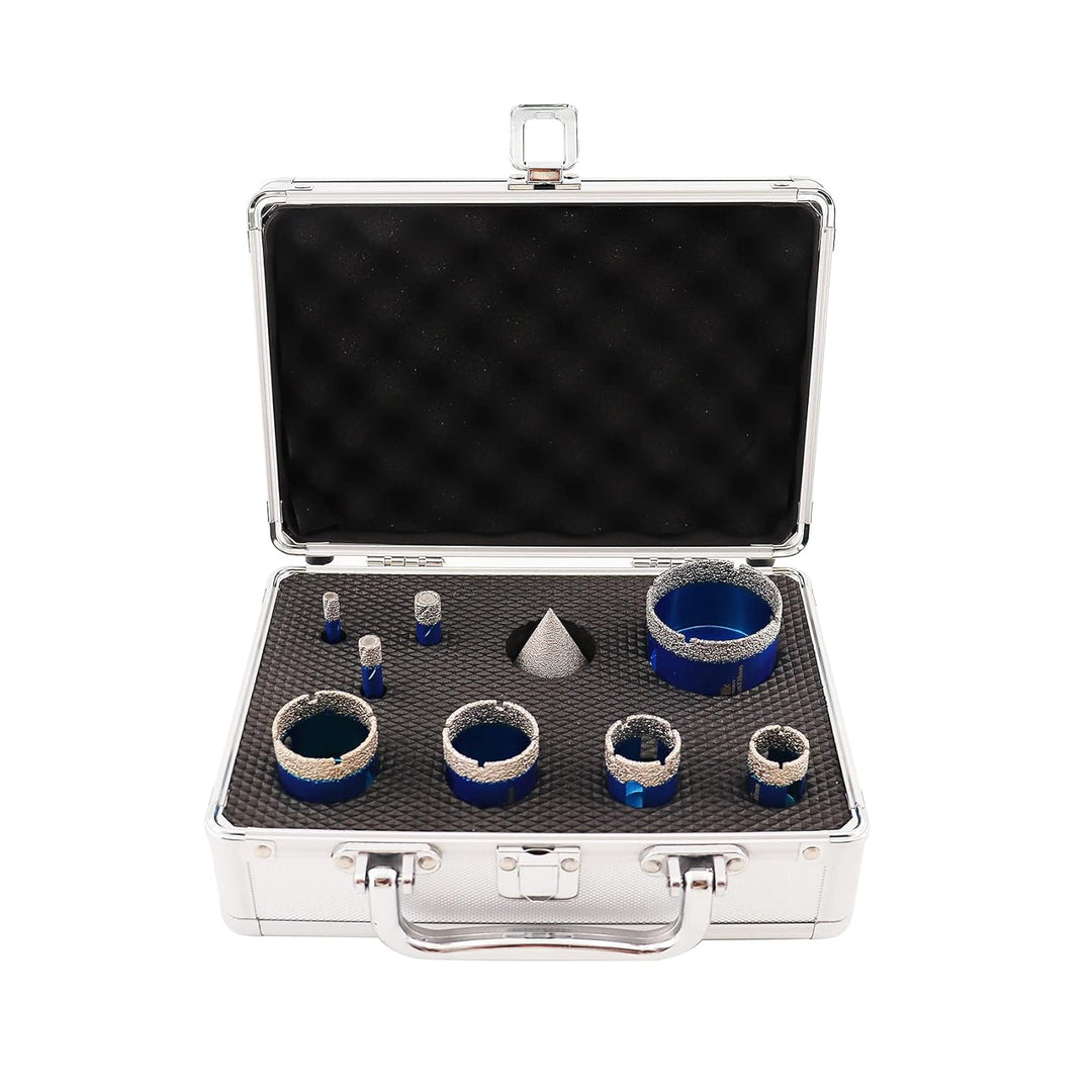 Diamant Trockenbohrer Fliesenbohrer set - BRSCHNITT Diamantbohrer Lochsäge für Fliesen Porzellan Ker