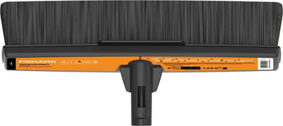 Fiskars Allzweckbesen-Kopf mit Powerclean-Borsten, Breite: 47 cm, L, Kunststoff, Schwarz, Solid, 102