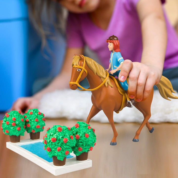 CRAZE Bibi und Tina Spielzeug Turnier-Set TINA & AMADEUS Spielfiguren Pferde Spielzeug mit Pferde Zu
