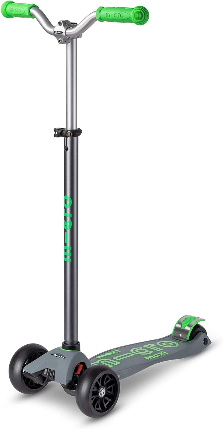 Micro Kickboard Maxi Deluxe Pro Kick Scooter - Glattgleiter, 3 Räder, neigbares Design mit fetten un