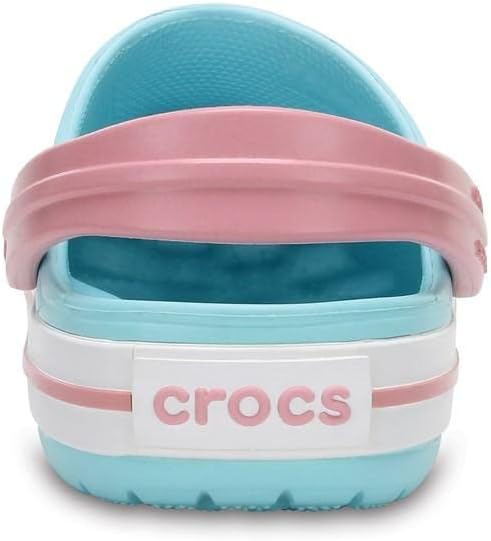 Crocs Unisex Kinder Crocband Clog KidsClogs 27/28 EU Ice Blue White, 27/28 EU Ice Blue White