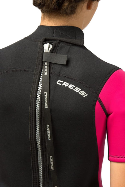 Cressi Med X Jr Wetsuit 2.5mm - Shorty Neoprenanzug Ideal zum Schnorcheln und Tauchen in gemässigten