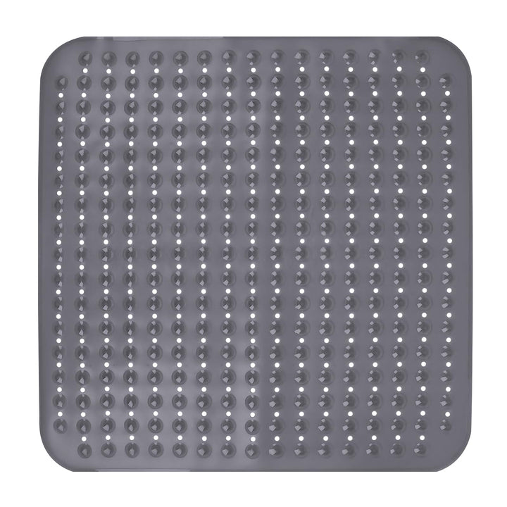 Leeko 80x80cm Duschmatten, rutschfest Badematte mit 285 Saugnäpfen und Abflusslöchern, PVC Material