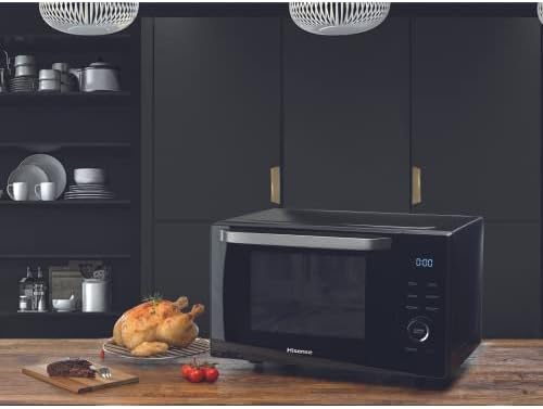 Hisense H30MOBS10HC Mikrowelle 4 in 1 Combo mit Grill, Airfry und Konvektion, 1000 W/2400 W/2400 W,