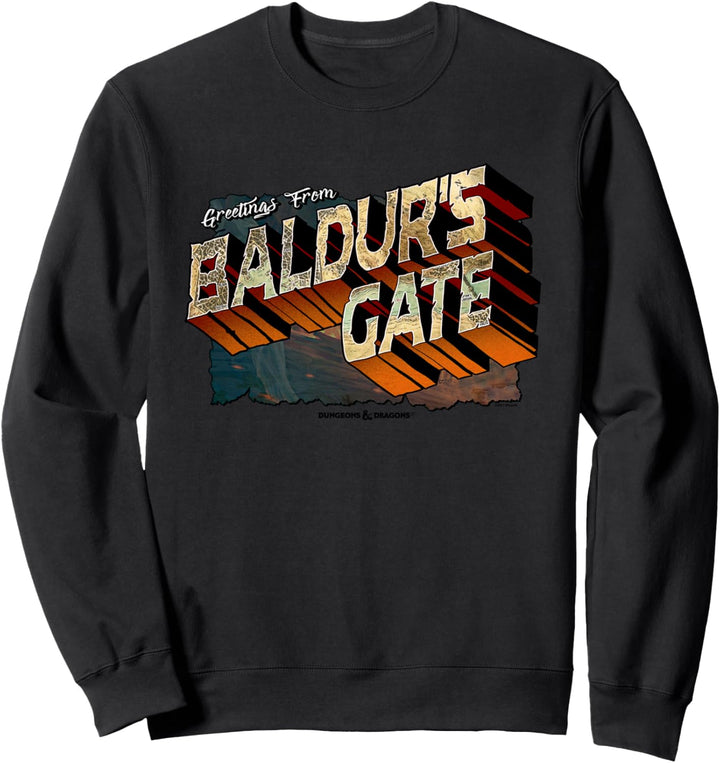 Dungeons & Dragons Greetings from Baldur's Gate Sweatshirt