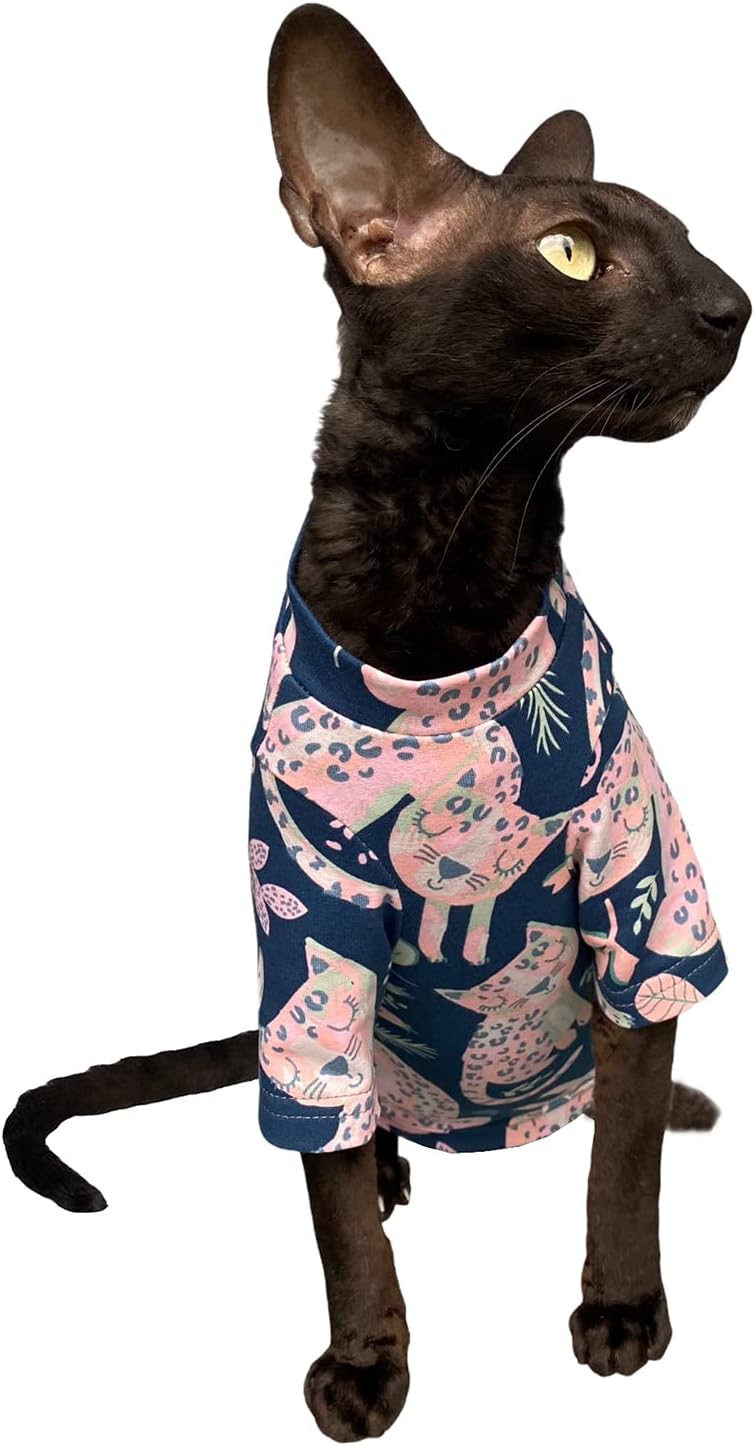 Kotomoda Katzen T-Shirt Maxi Storm Cat fьr Sphynx und Nackte Katzen (L), L