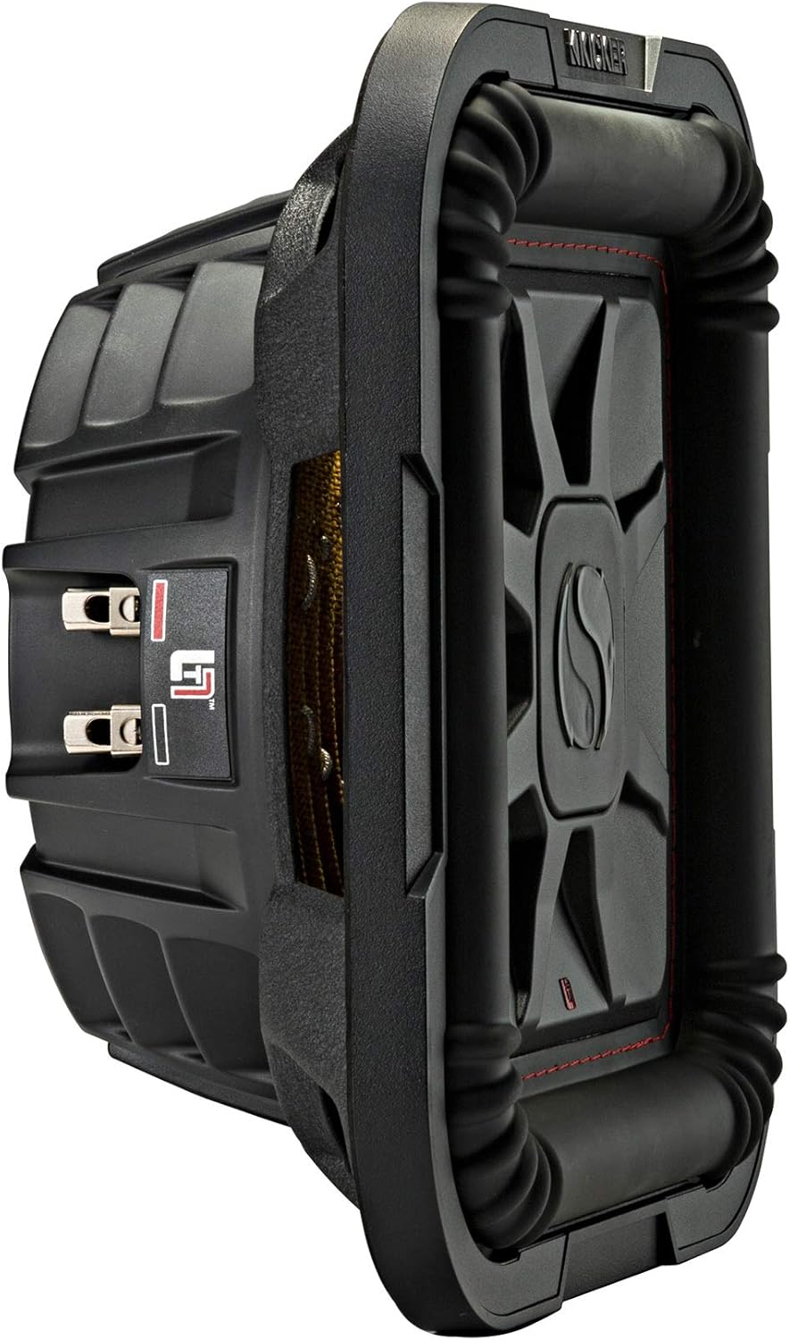 KICKER L7T102 | 25 cm (10') Square-Subwoofer - 1000/500 Watt MAX/RMS | 2X 2 Ohm Doppelschwingspule