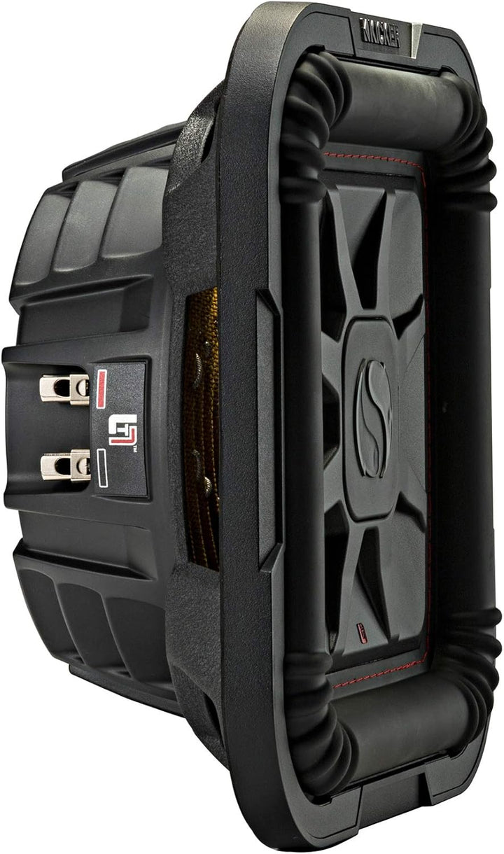 KICKER L7T102 | 25 cm (10') Square-Subwoofer - 1000/500 Watt MAX/RMS | 2X 2 Ohm Doppelschwingspule