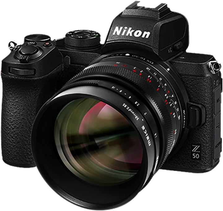 Meike 50 mm f0,95 grosse Blende, manueller Fokus-Objektiv, kompatibel mit Nikon Z Mount Kameras Z50,