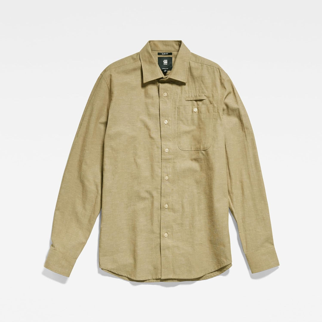 G-STAR RAW Herren Bristum 2.0 Slim Hemd Shirts XS Beige (Tree House D23553-d187-c941), XS Beige (Tre