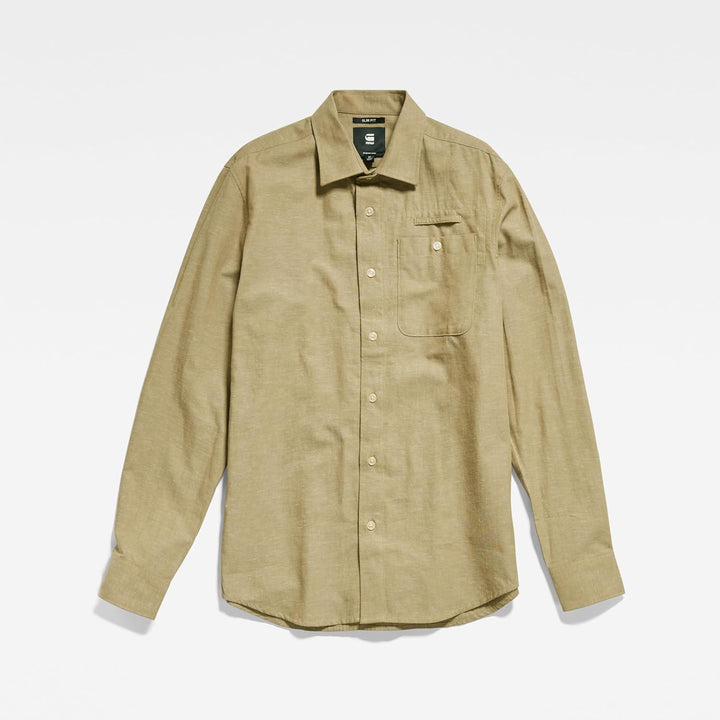 G-STAR RAW Herren Bristum 2.0 Slim Hemd Shirts XS Beige (Tree House D23553-d187-c941), XS Beige (Tre