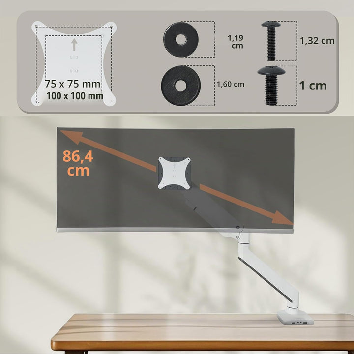 c34f791 Vesa Adapter kompatibel mit Samsung 34 Zoll Curved Monitor für cj79 cf79 cf791 cj791 c34f791