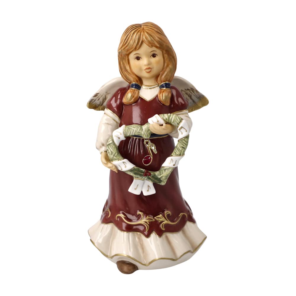 Goebel Figur Jahresengel 2023 Herzliche Weihnachtsmelodie aus Porzellan, Limitierte Edition, Geschen