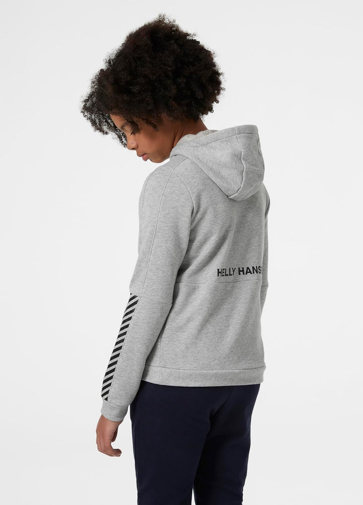 Helly Hansen Unisex Kinder Jr Active Hoodie Kapuzenpullover 16 Jahre Grau-melange, 16 Jahre Grau-mel